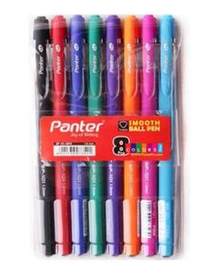 خودکار پنتر مدل Sp 101  - بسته 8 رنگ Panter Sp 101 Pen - Pack of 8