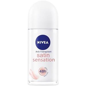 رول ضد تعریق زنانه نیوآ مدل Satin Sensation حجم 50 میلی لیتر Nivea Satin Sensation 50ml For Women Roll-On Deodorant