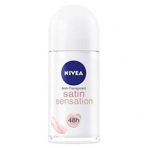 رول ضد تعریق زنانه نیوآ مدل Satin Sensation حجم 50 میلی لیتر Nivea Satin Sensation 50ml For Women Roll-On Deodorant