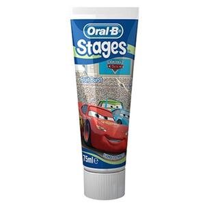 خمیر دندان اورال-بی مدل Stages Cars تیوب 75 میلی لیتر Oral-B Stages Cars 75ml Toothpaste