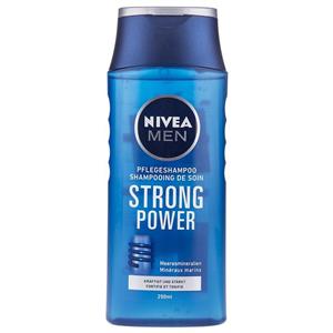 شامپو تقویت کننده مردانه نیوآ مدل Strong Power حجم 250 میلی لیتر Nivea Strong Power For Men Shampoo 250ml