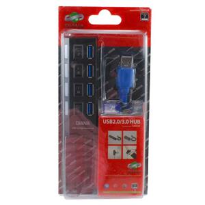 هاب 4 پورت USB 3.0 کلید دار