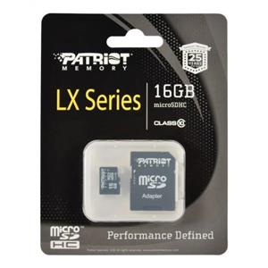 Patriot  LX Series 16GB Class 4 Micro SDHC 