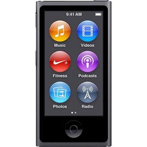 پخش کننده موسیقی قابل حمل اپل مدل iPod Nano نسل هفتم - ظرفیت 16 گیگابایت Apple iPod Nano 7th Generation Portable Music Player - 16GB