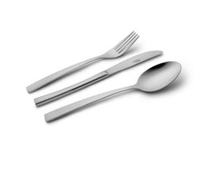 سرویس قاشق چنگال 136 پارچه ناب استیل مدل فلورانس ساده Nab Steel Felorance Cutlery Set Pcs 