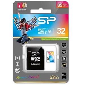 کارت حافظه microSDHC سیلیکون پاور مدل Color Elite کلاس 10 استاندارد UHS I U1 سرعت 85MBps همراه با اداپتور ظرفیت 32 گیگابایت Silicon Power Class With Adapter 32GB 