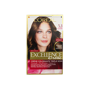 کیت رنگ مو لورآل شماره Excellence 5.3 Loreal Excellence No 5.3 Hair Color Kit