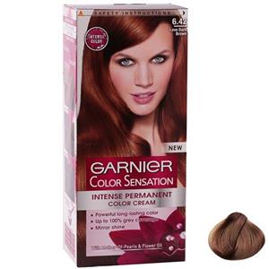 کیت رنگ مو گارنیه شماره Color Sensation Shade 6.42 Garnier Color Sensation Shade 6.42 Hair Color Kit