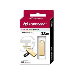 فلش مموری ترنسند مدل جت فلش 520 جی با ظرفیت 32 گیگابایت Transcend JetFlash 520G USB 2.0 32GB