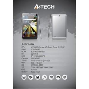 تبلت ای فورتک مدل تی 801 3G A4TECH 