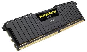 رم کامپیوتر کرسیر ونجنز ال پی ایکس 16گیگابایت باس 2666 مگاهرتز Corsair Vengeance LPX DDR4 16GB (4GB x 4) 2666MHz CL16 Quad Channel Ram