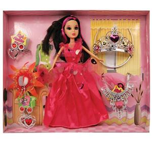 عروسک دختر با ست جواهرات 