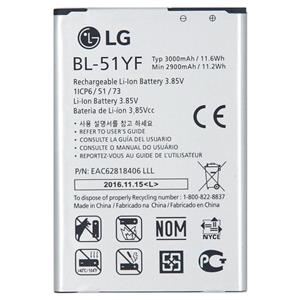 باتری موبایل ال جی مدل BL-51YF با ظرفیت 3000mAh مناسب برای گوشی ال جی G4 LG BL-51YF 3000mAh Battery For LG G4
