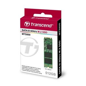 حافظه پرسرعت ترنسند ام تی اس 800 با ظرفیت 512 گیگابایت Transcend M.2 MTS800 2280 SATA 6Gb/s SSD 512GB