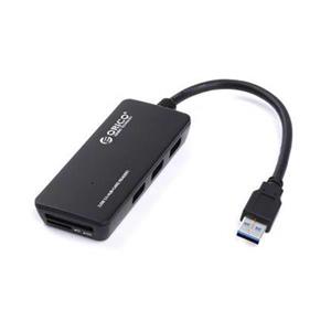 هاب 4 پورت USB 3.0 + Card Reader	 اوریکو مدل H3TS-U3 HUB USB 3.0 4 PORT+ CARD READER ORICO H3TS-U3