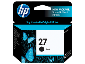 کارتریج جوهری مشکی Hp 27 HP 27 Black Original Ink Cartridge