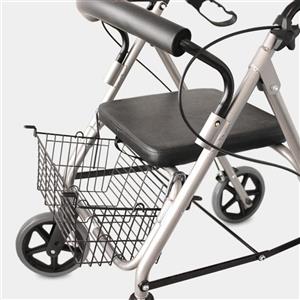 واکر Zyklusmed رولیتر الومینیومی چهار چرخ سبد دار تاشو زیکلاس مد Foldable Rollator 