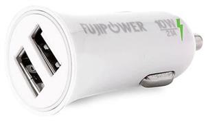 شارژر فندکی Fujipower مدل دو پورت Fujipower 2USB Ports Mini Car Charger For USB Devices