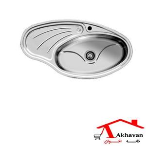 سینک ظرفشویی اخوان مدل 108 توکار (سایز 52*100) Akhavan model 108 Sink