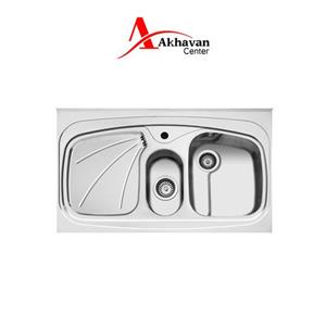 سینک ظرفشویی روکار اخوان مدل 23 (سایز60*100) Akhavan model 23 Sink