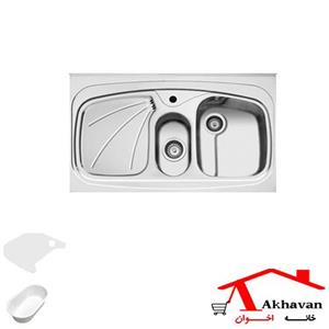 سینک ظرفشویی روکار اخوان مدل 23 (سایز60*100) Akhavan model 23 Sink