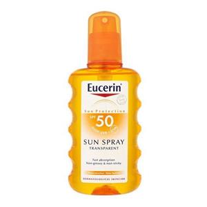 اسپری ضد آفتاب اوسرین SPF50 مدل ترانسپرنت Eucerin SPF50  Transparent Sunscreen Spray SPF50