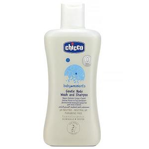 شامپو بچه چیکو مناسب برای سر و بدن حجم 200 میلی لیتر Chicco Hair And Body Baby Shampoo Gentle 200ml