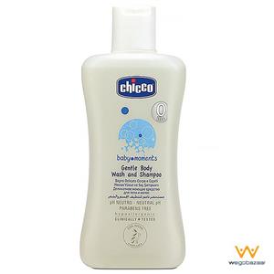 شامپو بچه چیکو مناسب برای سر و بدن حجم 200 میلی لیتر Chicco Hair And Body Baby Shampoo Gentle 200ml