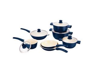 سرویس قابلمه 12 پارچه هاردستون مدل کاملیا کد CA2130 Hardstone 12 Piece Camellia CA2130 Cookware Set