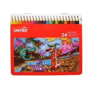 مداد رنگی اونر - بسته 24 رنگ Owner Color Pencil - Pack of 24