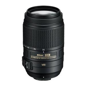 لنز نیکون  مدل FX 55-300mm f/4.5-5.6G AF-S ED VR nikon FX 55-300mm f/4.5-5.6G AF-S ED VR lens