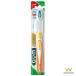 مسواک جی یو ام مدل Activital با برس نرم و سری کوچک G.U.M Activital Tooth-Brush