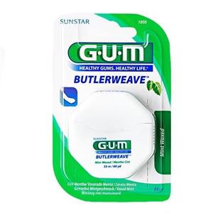 نخ دندان جی یو ام مدل Butler Weave با طعم نعناع G.U.M Dent Floss 