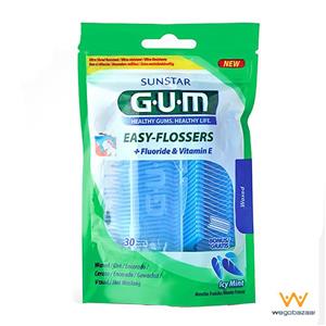 نخ دندان جی یو ام مدل Easy Flossers G.U.M Dent 