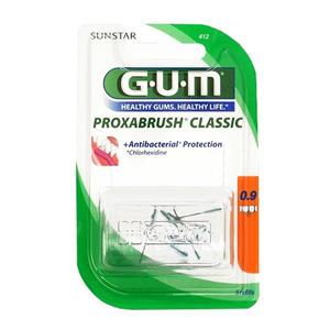 برس یدک مسواک بین دندانی جی یو ام مدل Proxabrush Classic سایز 0.9 G.U.M Proxabrush Classic Size 0.9 Tooth Brush