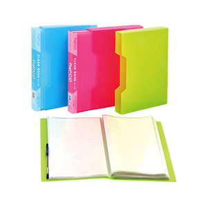 کلیر بوک 60 برگ قاب دار شفاف مدل PAPCO Clear Book Transparent - A4-60 