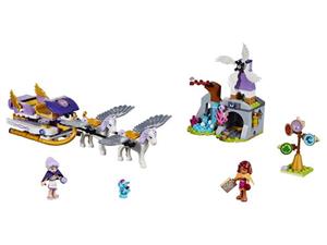 ساختنی لگو سری الوز مدل سورتمه پرنده پیگاسوس Lego Elves Airas Pegasus Sleigh