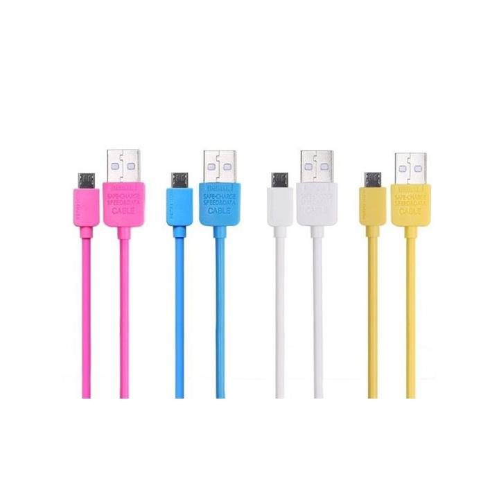 کابل فلت USB به microUSB ریمکس مدل سیف اند اسپید به طول 100 سانتی متر