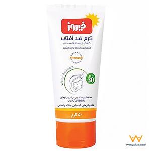 کرم ضد آفتاب کودکان فیروز SPF30 Firooz Children Sunscreen Cream SPF30 50g