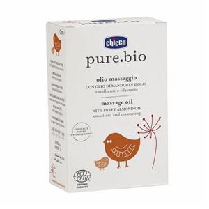 روغن بچه چیکو مدل پیور بایو حجم 100 میلی لیتر Chicco Pure Bio Baby Massage Oil 100ml