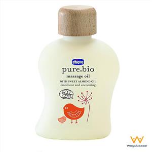 روغن بچه چیکو مدل پیور بایو حجم 100 میلی لیتر Chicco Pure Bio Baby Massage Oil 100ml