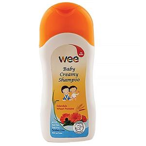 شامپو کودک کرمی وی حجم 200 میلی لیتر Wee Baby Creamy Shampoo 200ml