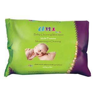 دستمال مرطوب یونی بب تمیز کننده کودک - بسته 63 عددی Uni Beb Baby Multi Proteins Wet Wipes 63pcs