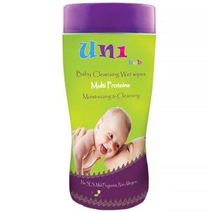 دستمال مرطوب یونی بب تمیز کننده کودک - بسته 54 عددی Uni Beb Baby Calendula Wet Wipes 54pcs