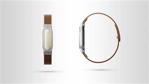 بند چرمی فلزی دستبند سلامتی شیائومی Mi Band Xiaomi Leather and Metal Wrist Strap for Mi Band