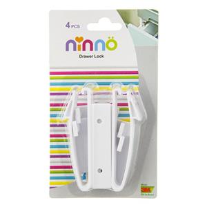 قفل کشو نینو بسته 4 عددی Ninno Drawer Lock Pack of 