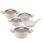 Hascevher Germanitium Cookware Set 9 Pieces