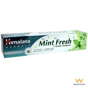 خمیر دندان گیاهی هیمالیا مدل Mint Fresh حجم 75 میلی لیتر طراوت بخش نعنایی 