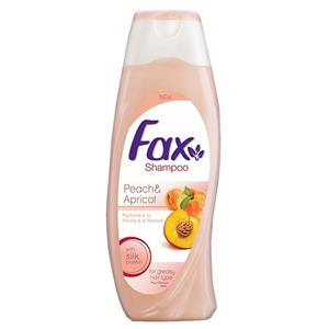 شامپو فکس مدل Peach And Apricot مناسب موهای چرب حجم 400 میلی لیتر Fax Shampoo With For Greasy Hair 400ml 