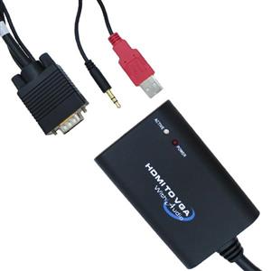 مبدل تصویر انالوگ VGA به همراه صدا دیجیتال HDMI فرانت Faranet AUDIO USB to Converter 